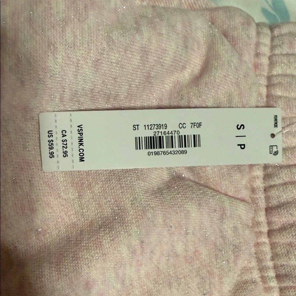 PINK Victoria's Secret Light Pink Girls' Jogger Sweatpants - Picture 2 of 5